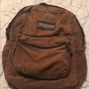 Jansport corduroy backback